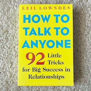 How to Talk to Anyone by Leil Lowndes Paperback Book